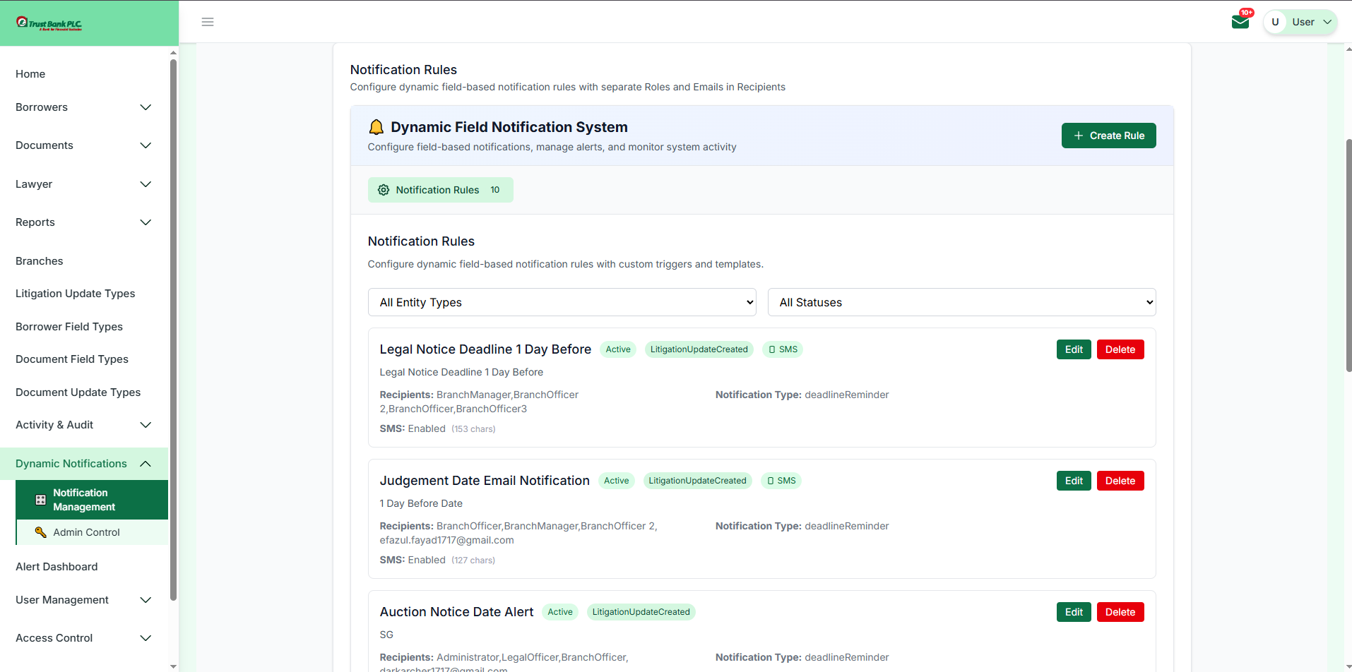 Litigation Management - Document Management