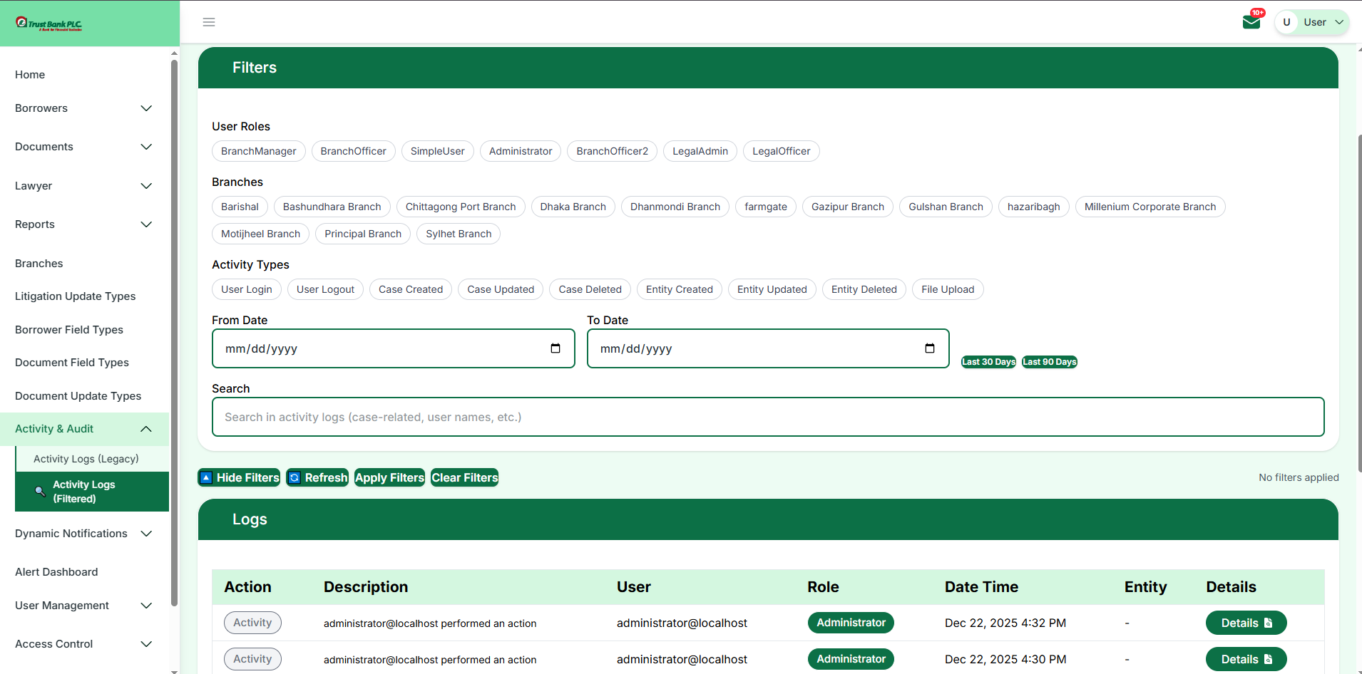 Litigation Management - Reports & Analytics